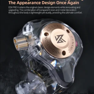 KZ EDX PRO X Dynamic Drive Earphone HIFI Bass Earbud Sport Music Cancelling Headsets 2PIN Cable KZ ZSTX ZSN PRO X EDC EDA ZVX